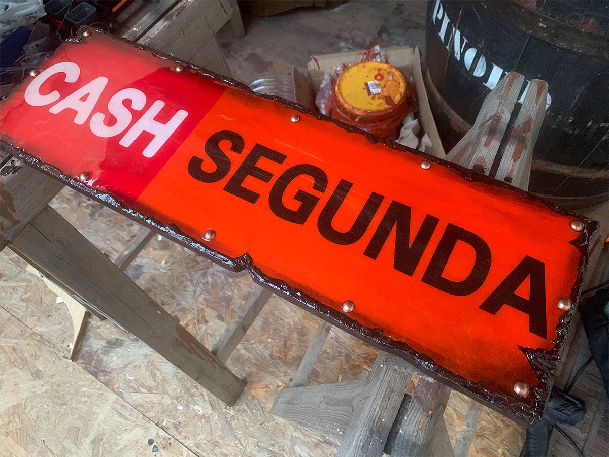 Letrero vintage personalizado