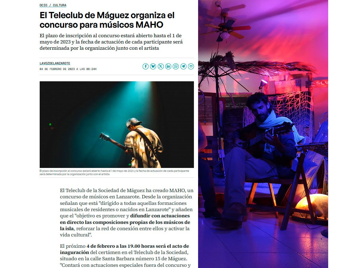 MAHO Festival, proyecto de Garraf360º en Sitges