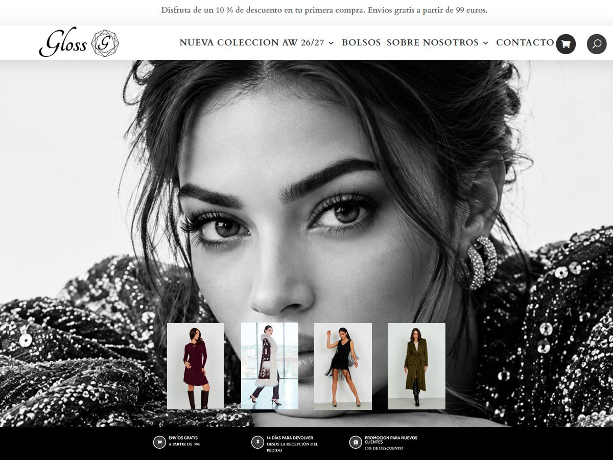 Gloss moda Logroño, proyecto de Garraf360º en Vilanova i la Geltrú